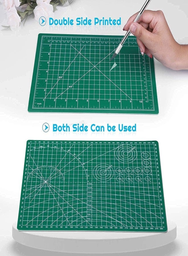 ArtRIght Plastic Double Sided Self Healing Eco Friendly 5 Layers Cutting Mat Imperial/Metric (A2 (24 Inch x 18 Inch, Green) - Image 5